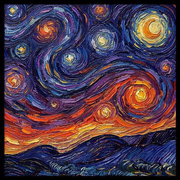 Starlit Swirls Of Emotion