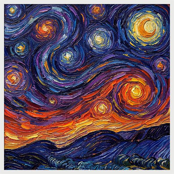 Starlit Swirls Of Emotion