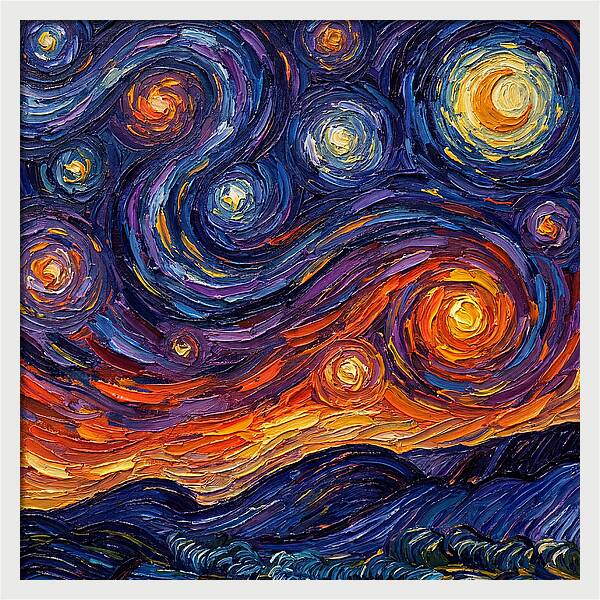 Starlit Swirls Of Emotion
