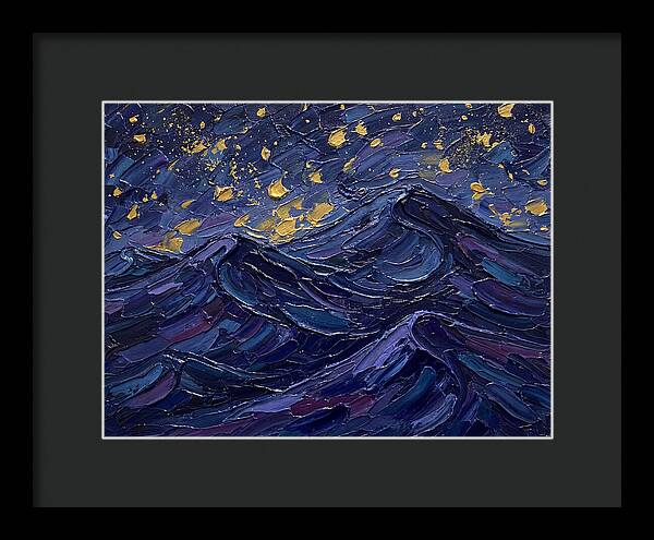 Starlit Waves At Night