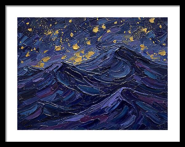 Starlit Waves At Night