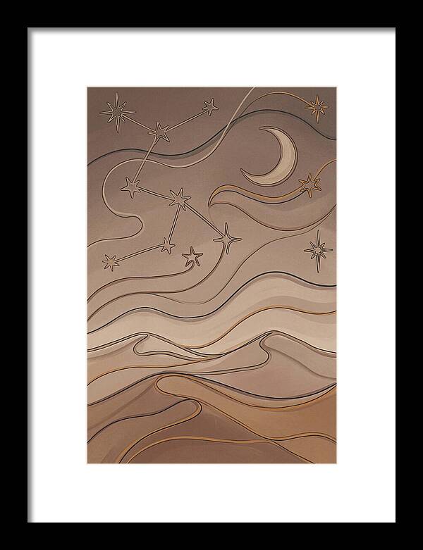 Starry Desert Night Sky