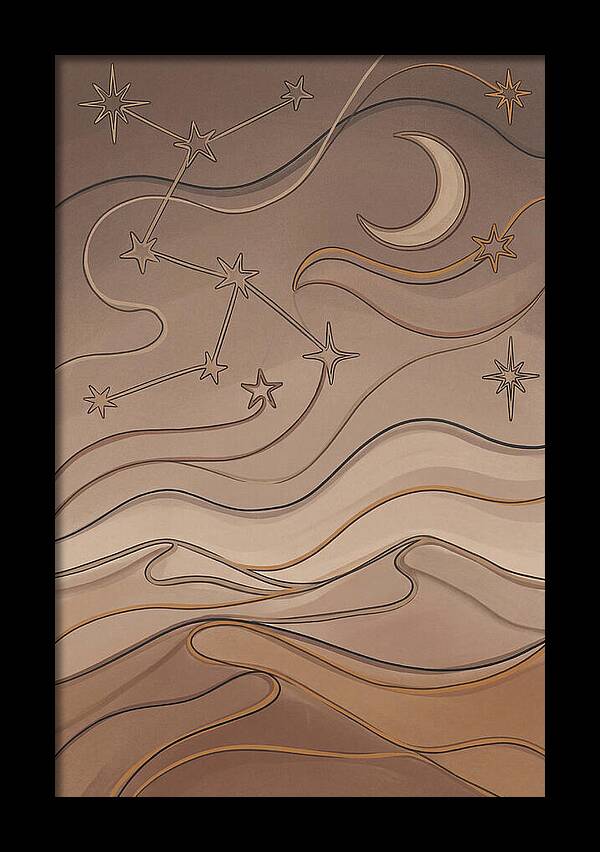 Starry Desert Night Sky