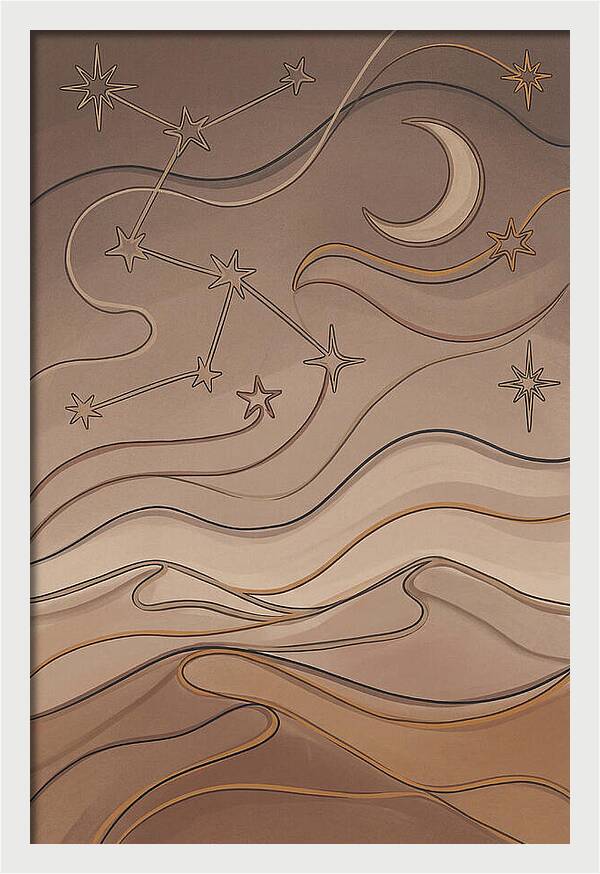 Starry Desert Night Sky