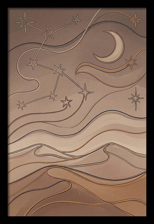 Starry Desert Night Sky
