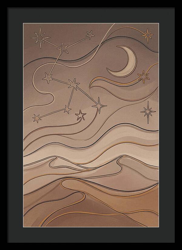 Starry Desert Night Sky