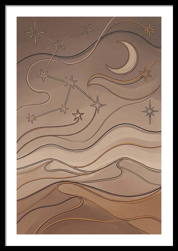Starry Desert Night Sky