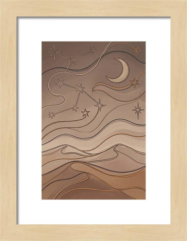 Starry Desert Night Sky