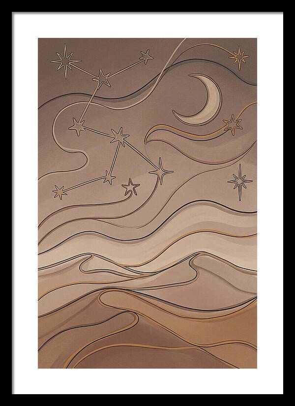 Starry Desert Night Sky
