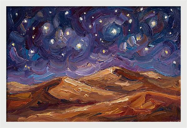 Starry Desert Night Sky