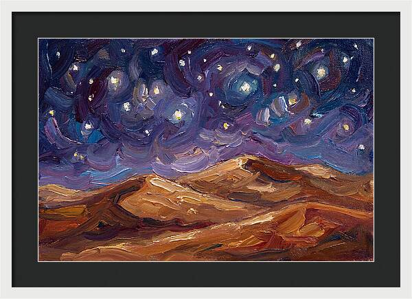 Starry Desert Night Sky