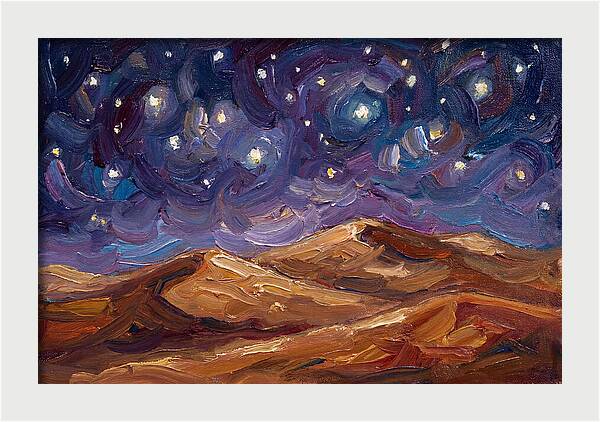 Starry Desert Night Sky