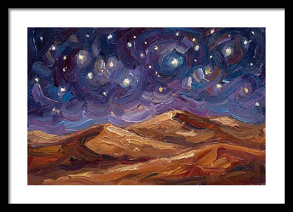 Starry Desert Night Sky