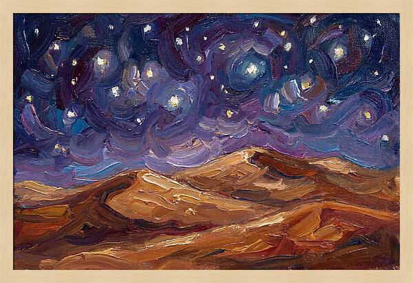 Starry Desert Night Sky