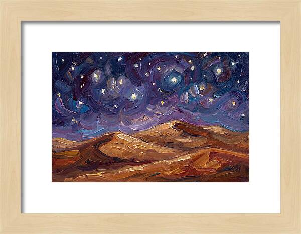 Starry Desert Night Sky