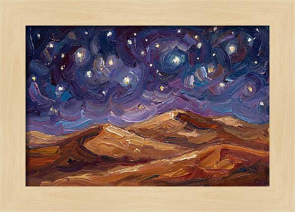 Starry Desert Night Sky