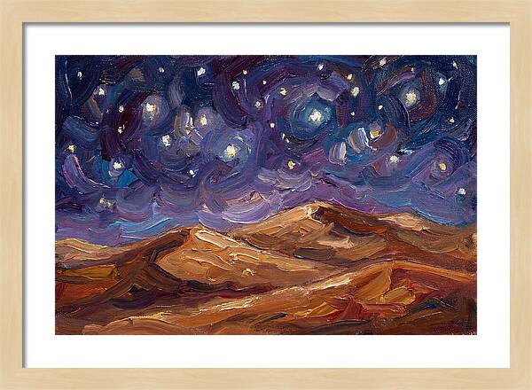 Starry Desert Night Sky