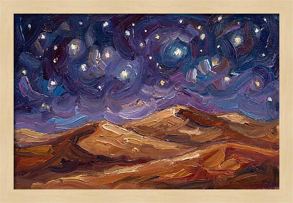 Starry Desert Night Sky
