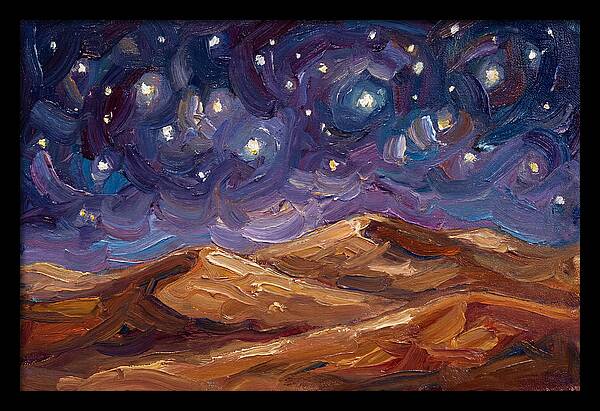 Starry Desert Night Sky