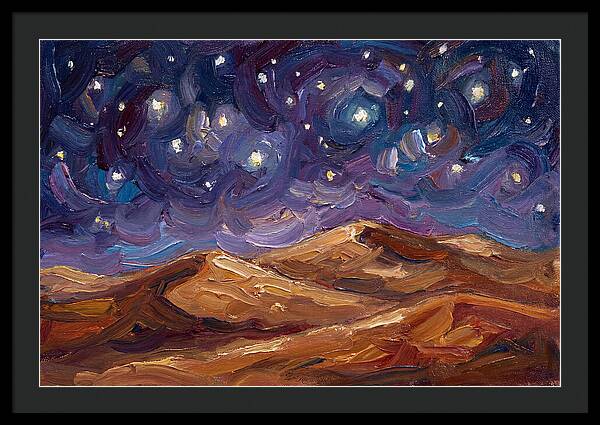 Starry Desert Night Sky