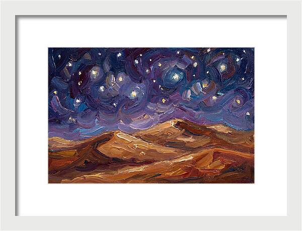 Starry Desert Night Sky
