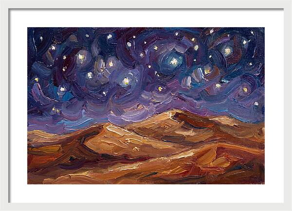 Starry Desert Night Sky