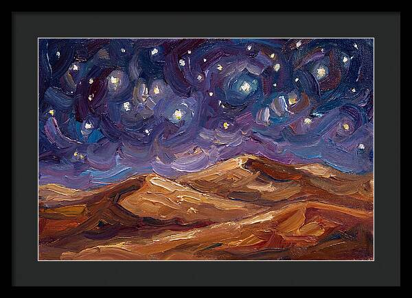 Starry Desert Night Sky