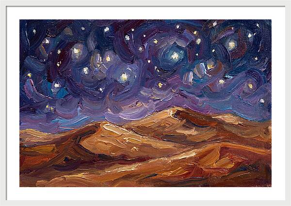 Starry Desert Night Sky