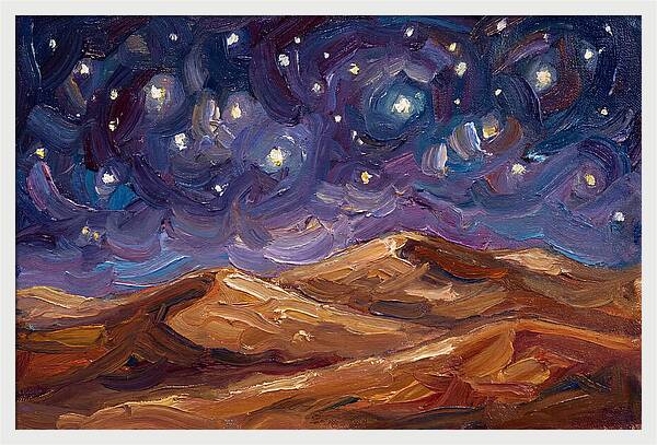 Starry Desert Night Sky