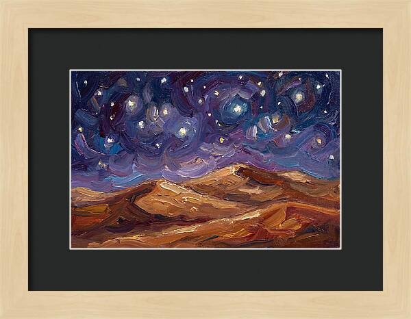 Starry Desert Night Sky