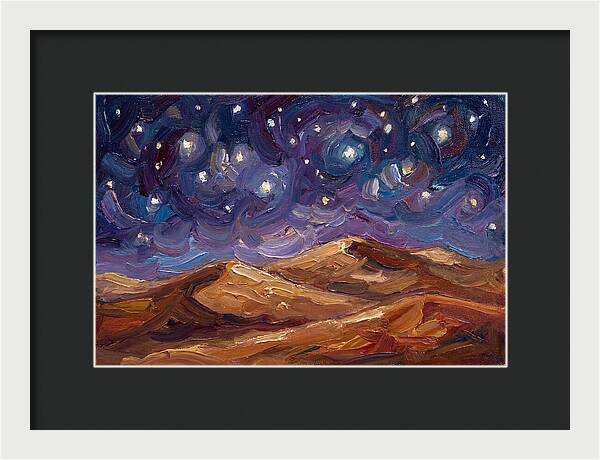 Starry Desert Night Sky