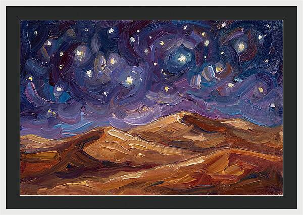 Starry Desert Night Sky