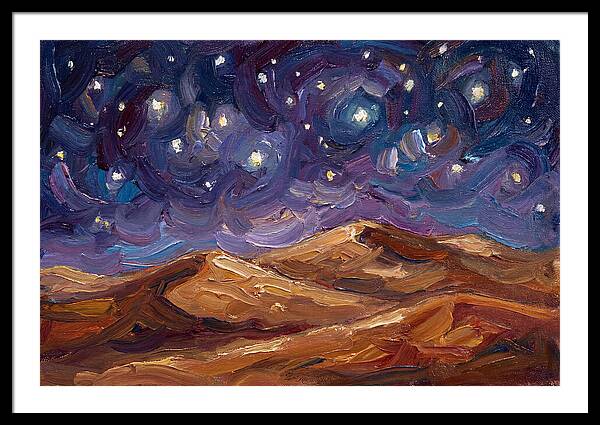 Starry Desert Night Sky