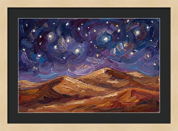 Starry Desert Night Sky