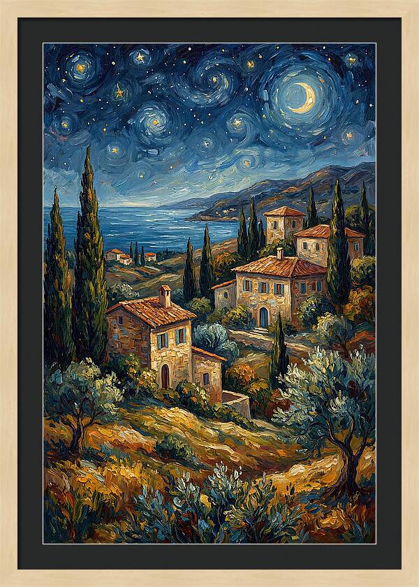 Starry Mediterranean Night