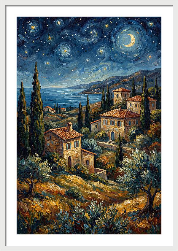 Starry Mediterranean Night