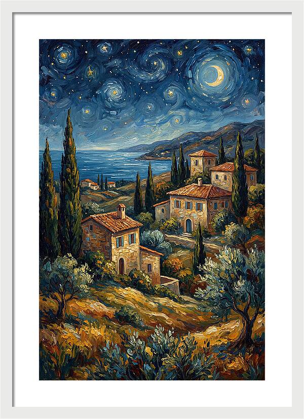 Starry Mediterranean Night