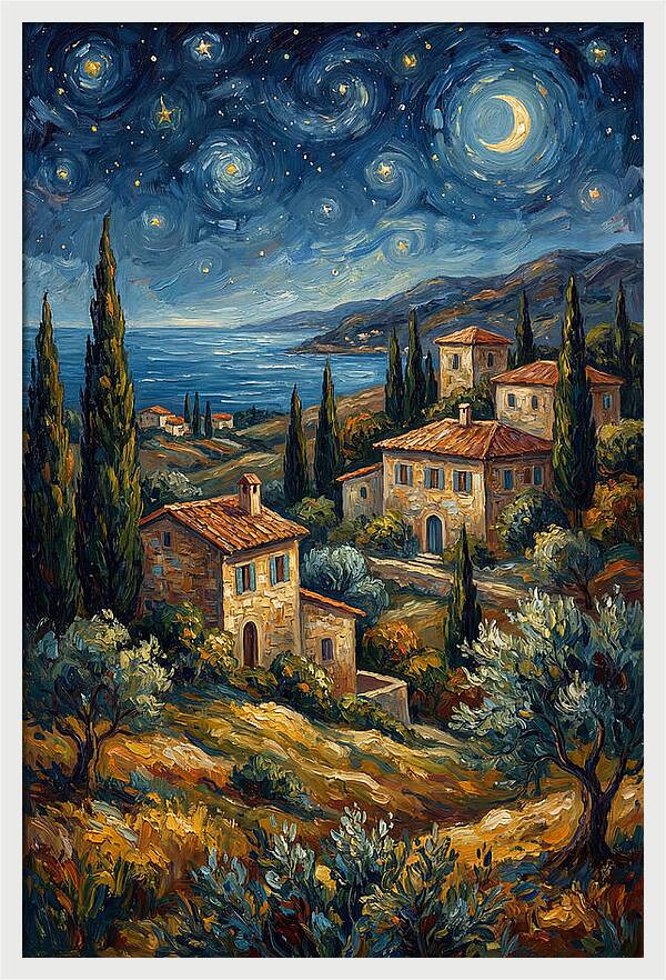 Starry Mediterranean Night