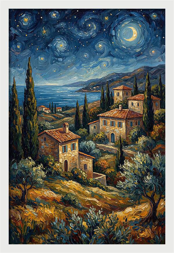 Starry Mediterranean Night