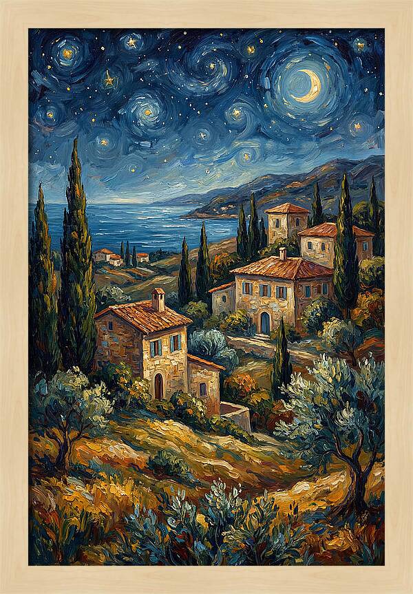 Starry Mediterranean Night