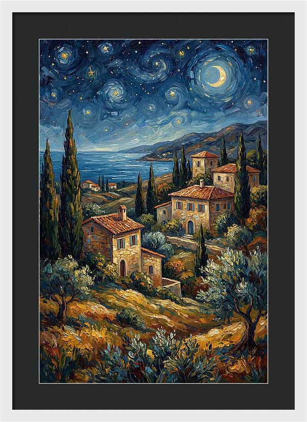 Starry Mediterranean Night