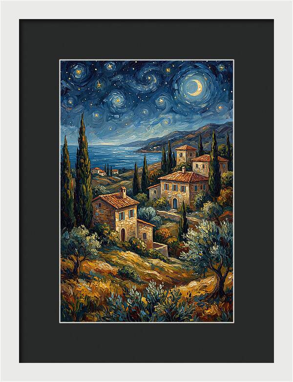 Starry Mediterranean Night