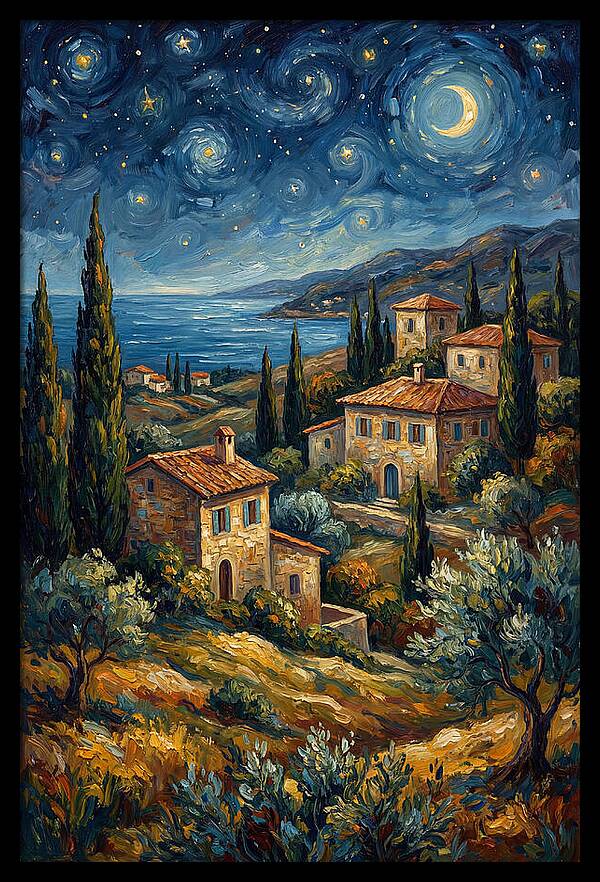Starry Mediterranean Night
