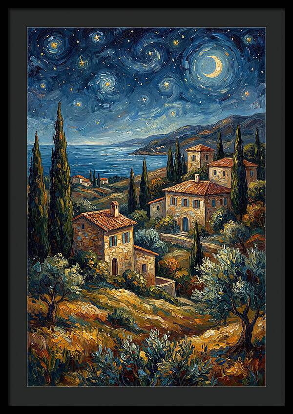 Starry Mediterranean Night