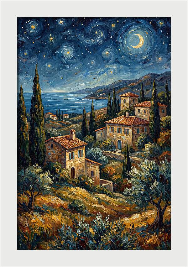 Starry Mediterranean Night