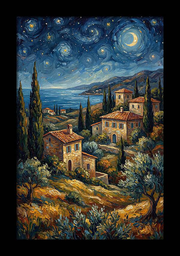 Starry Mediterranean Night