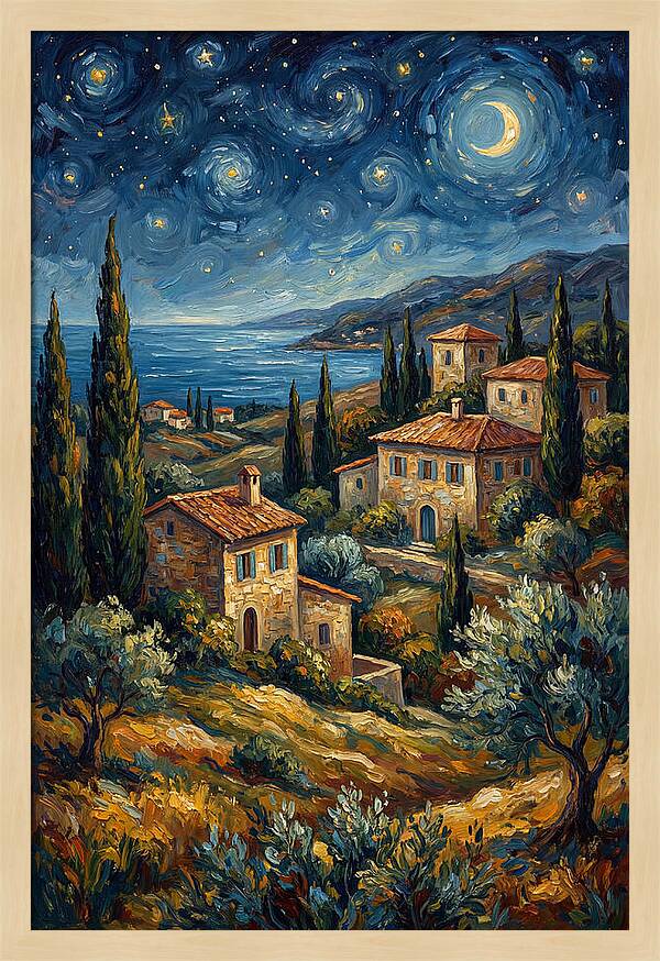 Starry Mediterranean Night