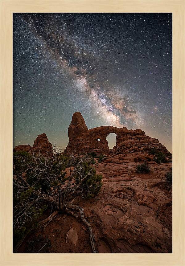 Starry Night Above Arches National Park