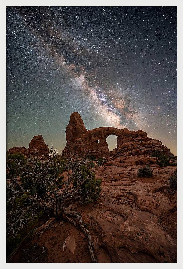 Starry Night Above Arches National Park