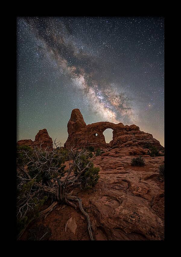 Starry Night Above Arches National Park